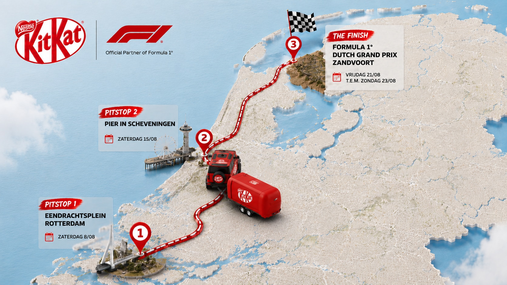KitKat x MAP branded trailer