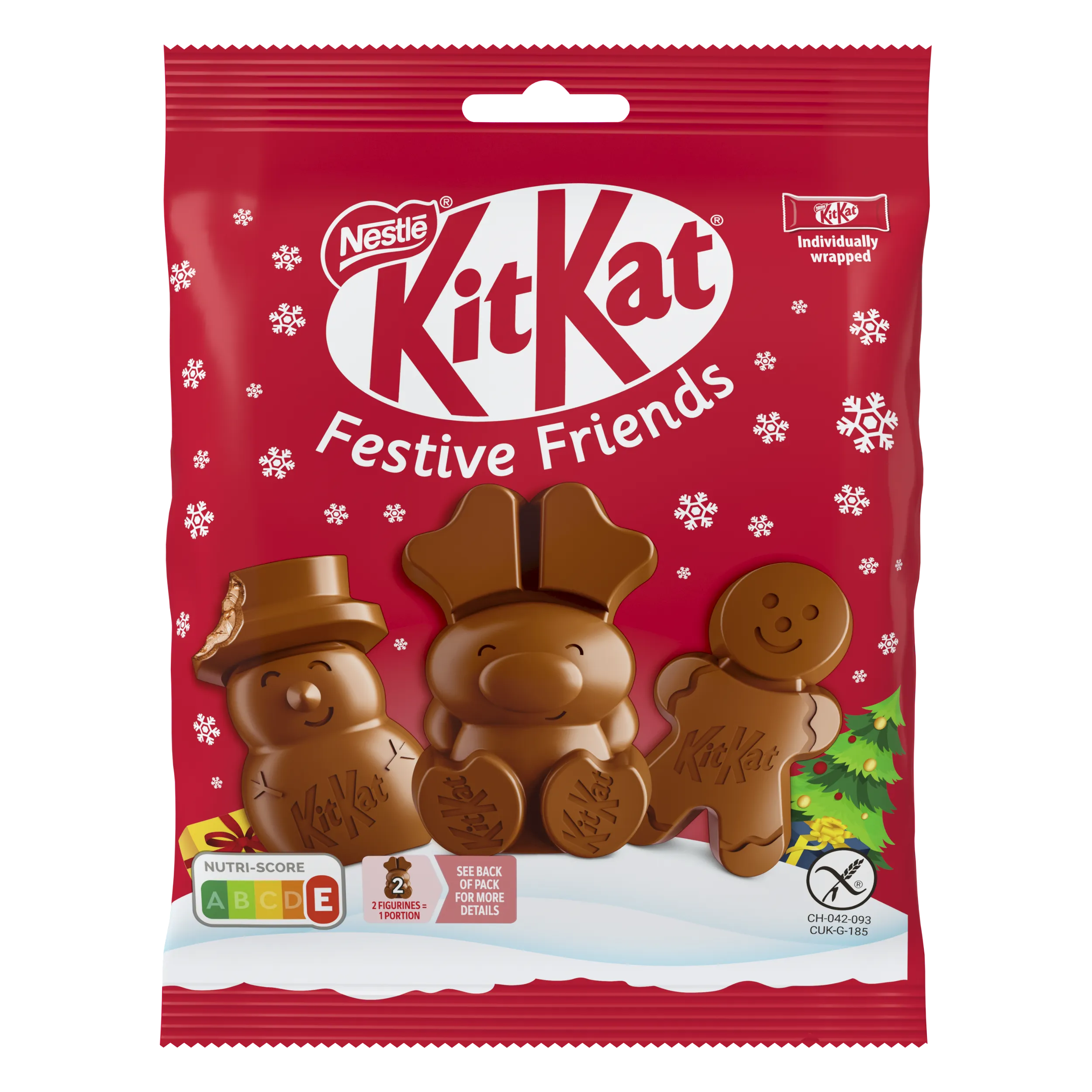KITKAT Melk chocolade kerst figuren